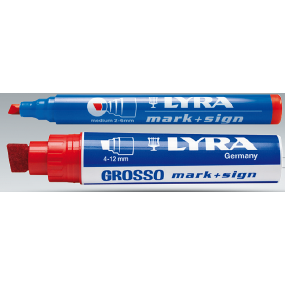ROTULADOR LYRA ROJO (1-4mm)