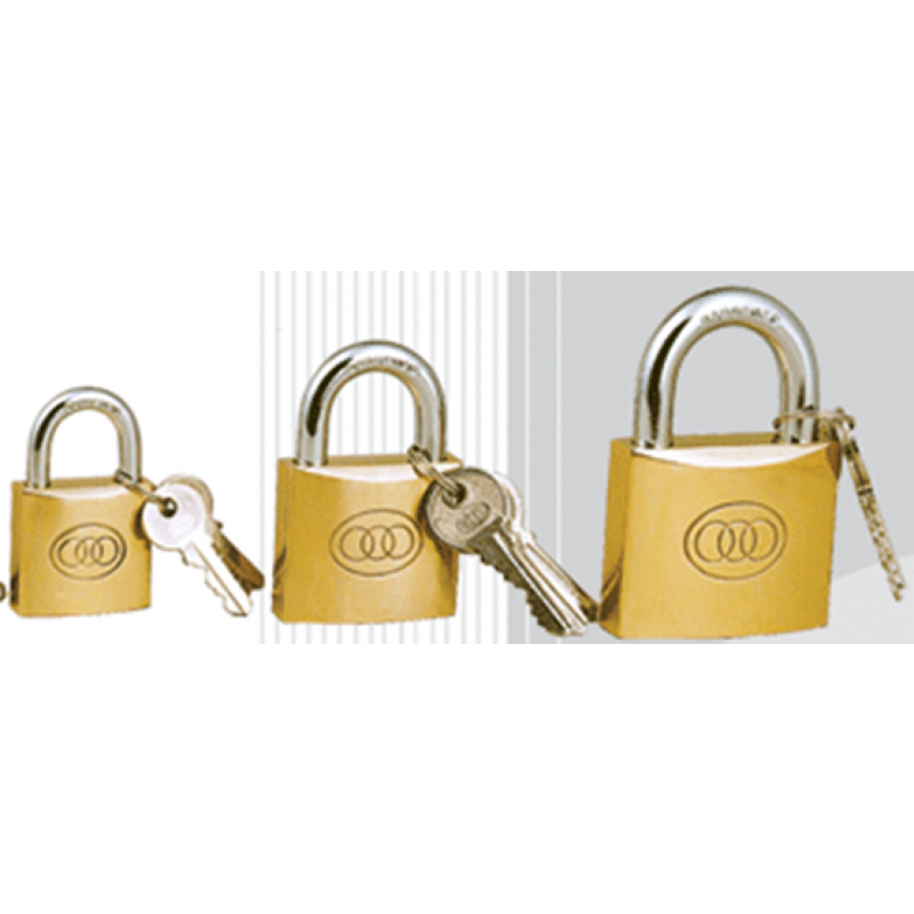 CANDADO DE BRONCE TRI-CIRCLE