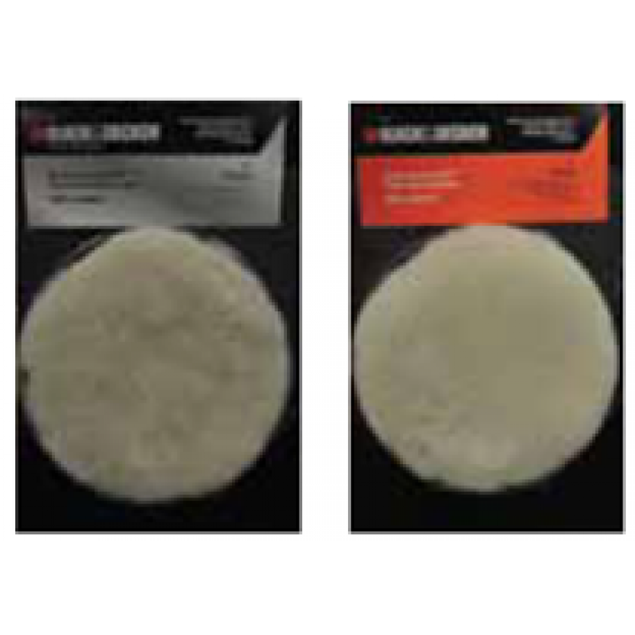 BONETE DE LUSTRAR BLACK + DECKER CUERO LANA