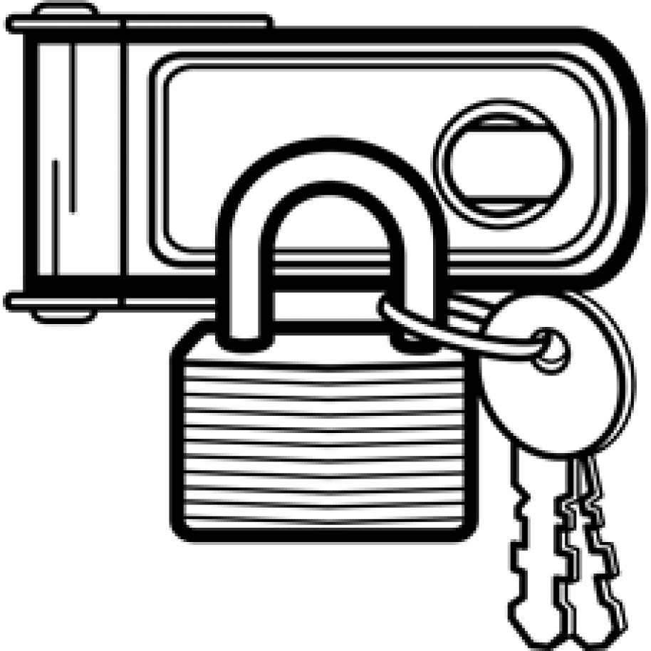 TRABADOR PARA PUERTA CON CANDADO 2-1/2