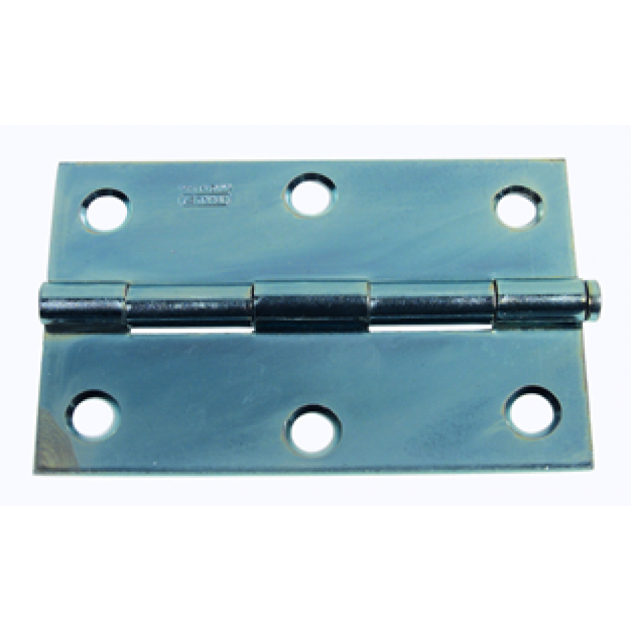 DOS BISAGRAS COMUN 3 AGUJEROS ACERO PULIDO 2-1/2