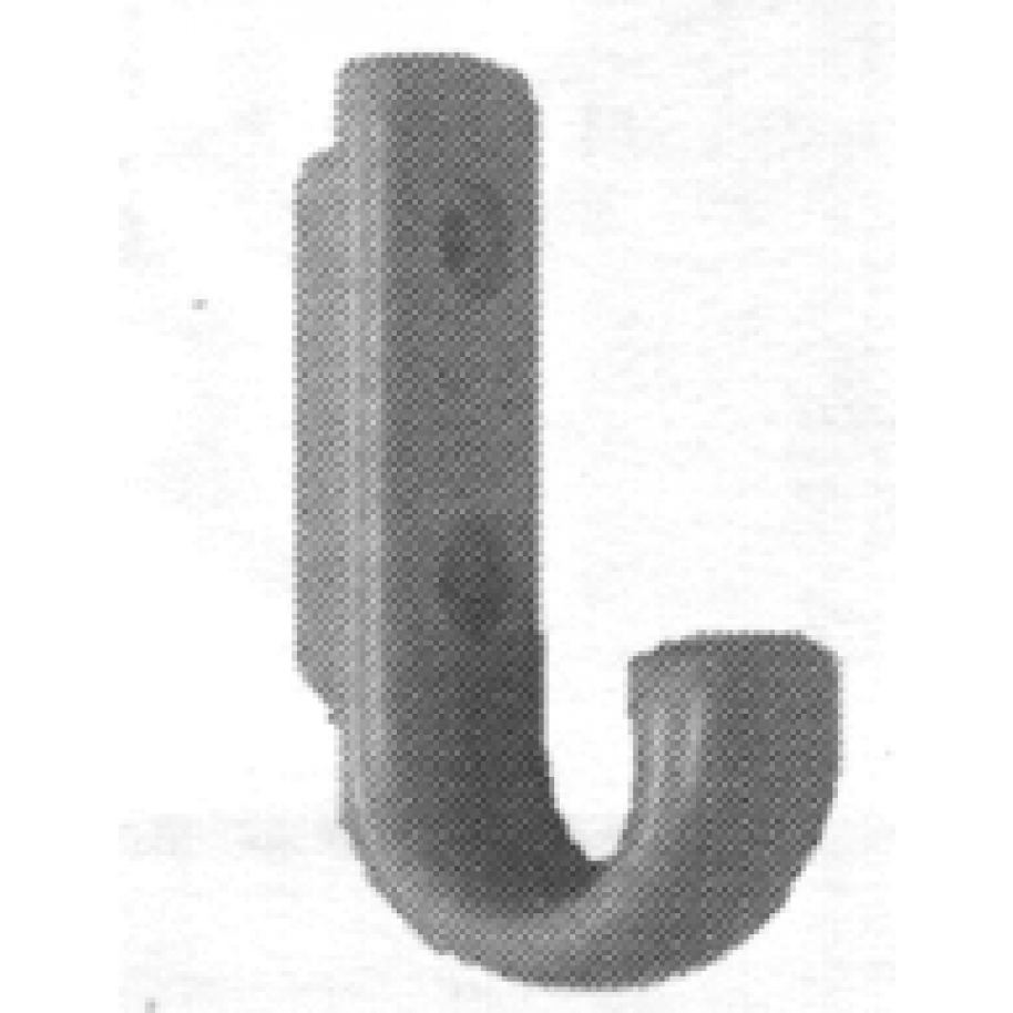 BL. 1 GANCHO SIMPLE CON TORNILLO STANLEY