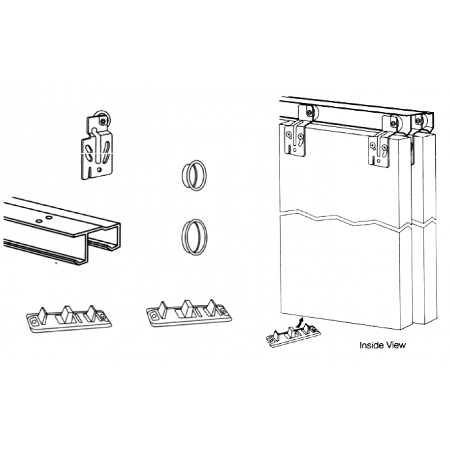 SISTEMA CORREDIZO PLACARD STANLEY 59