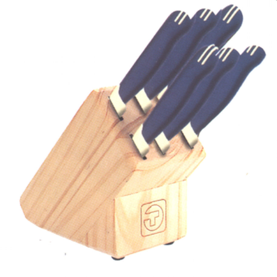 JUEGO 6 CUCHILLO Y TACO TRAMONTINA