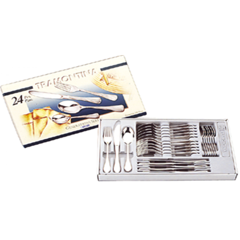JUEGO 24 CUBIERTOS TRAMONTINA 