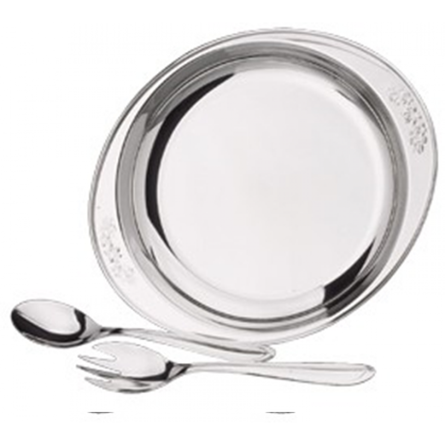 JUEGO FUENTE y 2 CUCHARAS TRAMONTINA