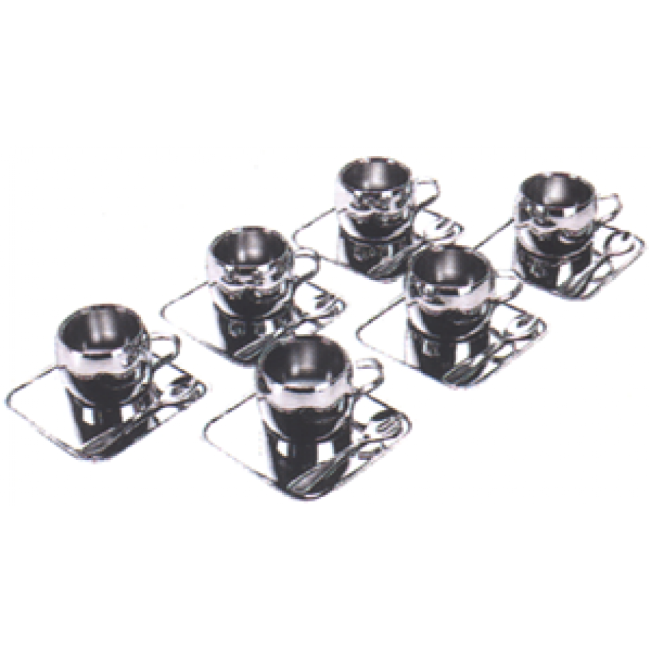 JUEGO CAFE TRAMONTINA 6 piezas