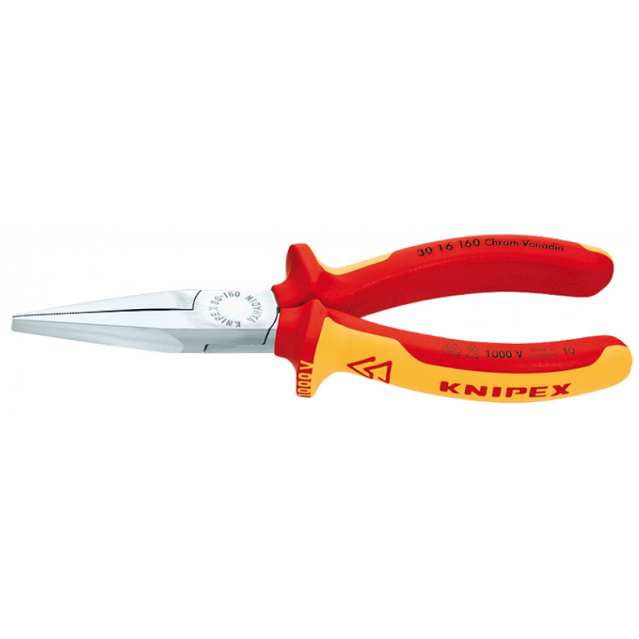 ALICATE PUNTA CHATA SIN CORTE KNIPEX V.D.E.