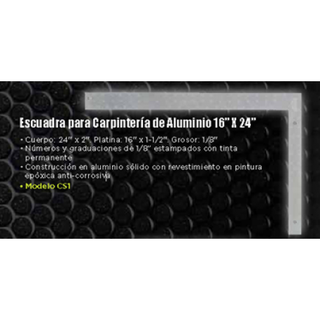 ESCUADRA METALICA CARPINTERO JOHNSON 40x60cm