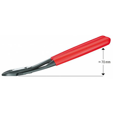 ALICATE KNIPEX CORTE DIAGONAL ANGULO