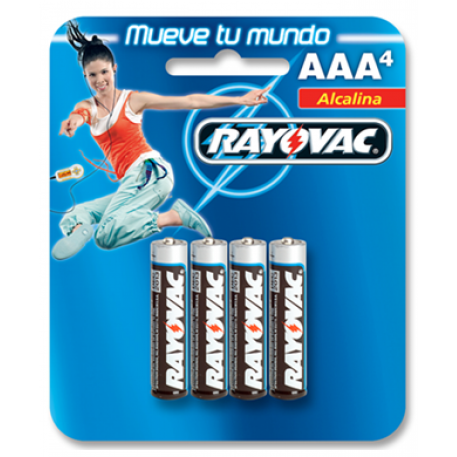 PACK CON 12 PILAS ALCALINAS RAYOVAC 