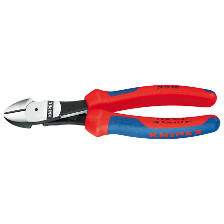 ALICATE KNIPEX CORTE OBLICUO CON RESORTE