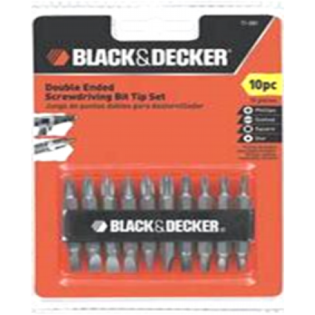 SET 10 PUNTAS DOBLES BLACK + DECKER