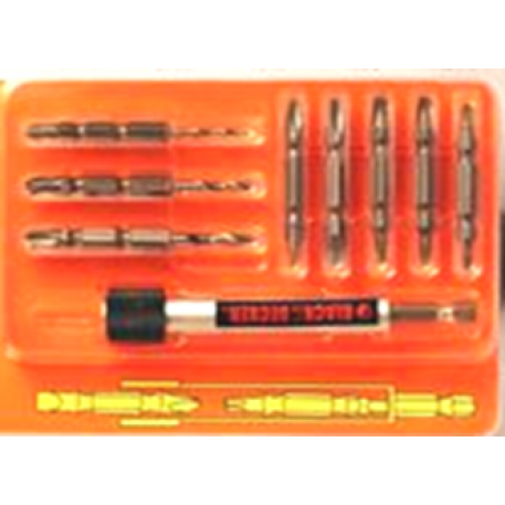 SET 11 PIEZAS BLACK + DECKER