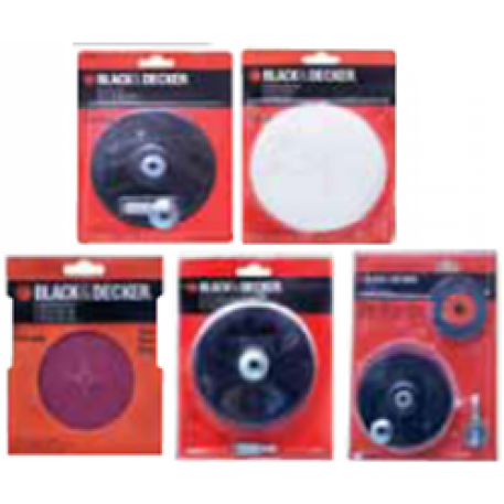 PAQUETE 5 DISCOS DE LIJA BLACK + DECKER