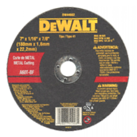 DISCO DEWALT CORTE METAL 230x3.2mm