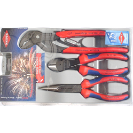 JUEGO DE 3 ALICATES KNIPEX