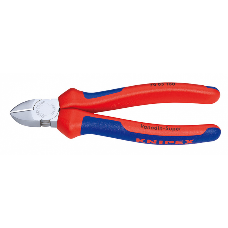 ALICATE KNIPEX CORTE OBLICUO A/D