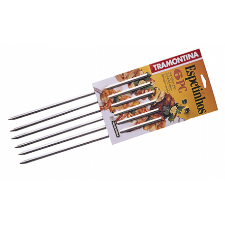 JUEGO 6 TRINCHANTES PARA BROCHETE TRAMONTINA