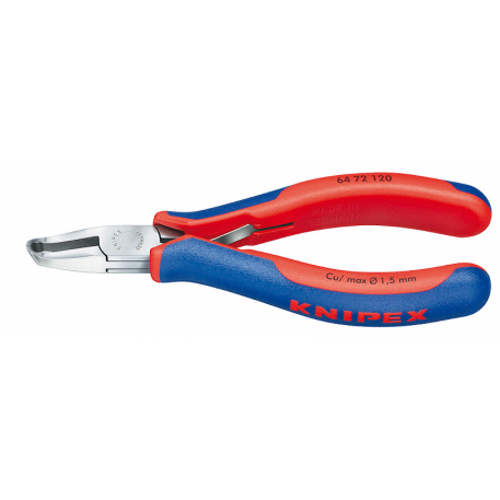 Tenazas de corte con cuchilla diagonal KNIPEX TWINFORCE 73 72 180