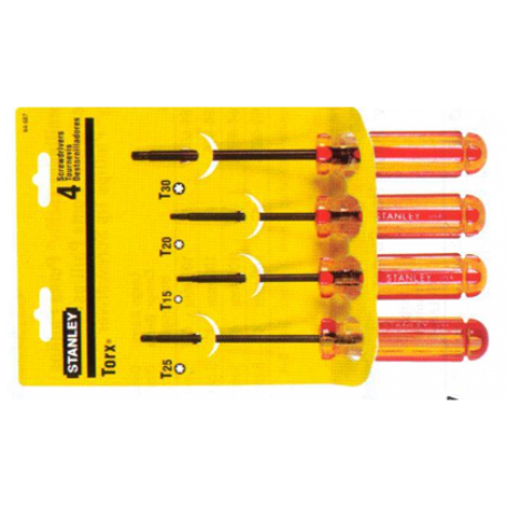 JUEGO 4 DESTORNILLADORES STANLEY HANDYMAN TORX