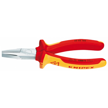 ALICATE PUNTA CHATA SIN CORTE KNIPEX V.D.E.