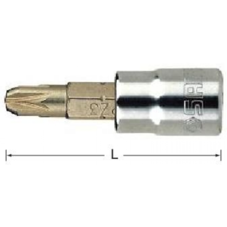 TUBO SATA PUNTA PZ 1x50mm de ENC.3/8