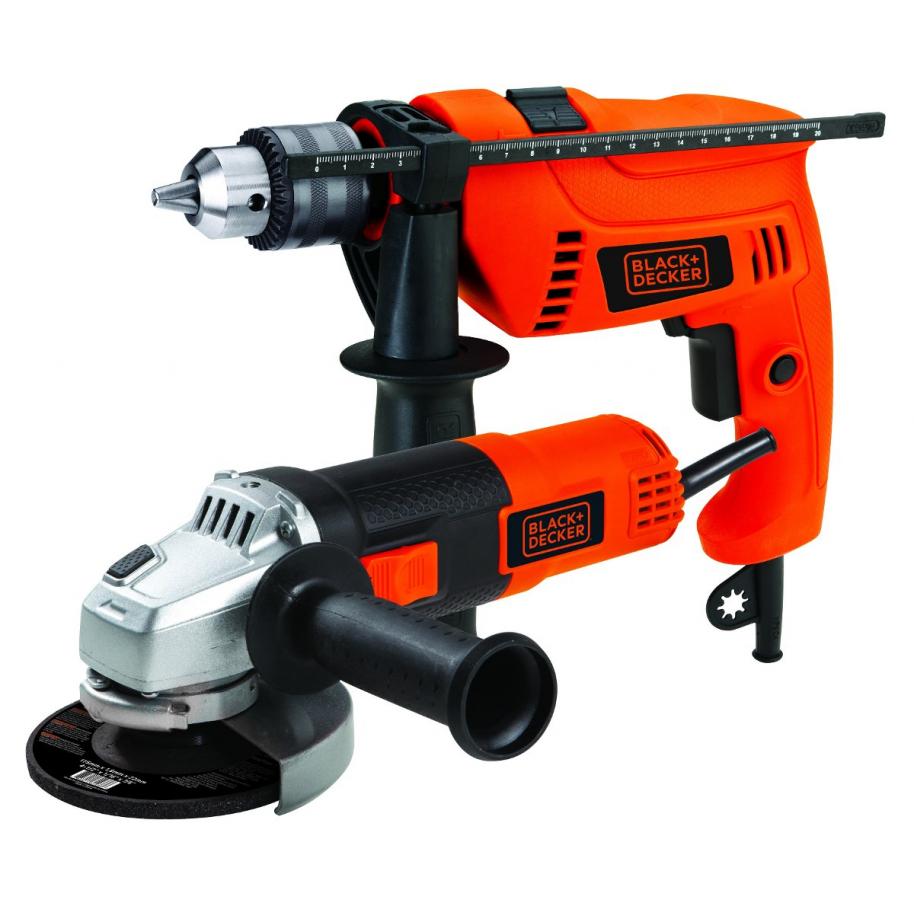 COMBO DE AMOLADORA Y TALADRO BLACK+DECKER