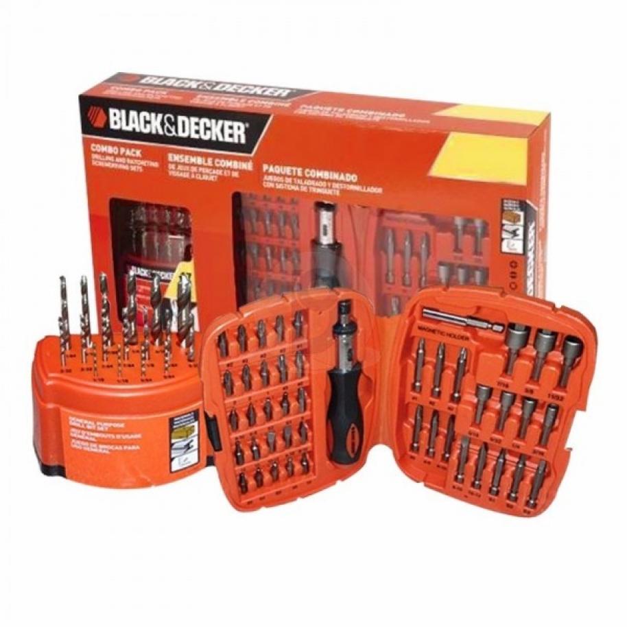 JUEGO DEST. Y TALADRO BLACK + DECKER
