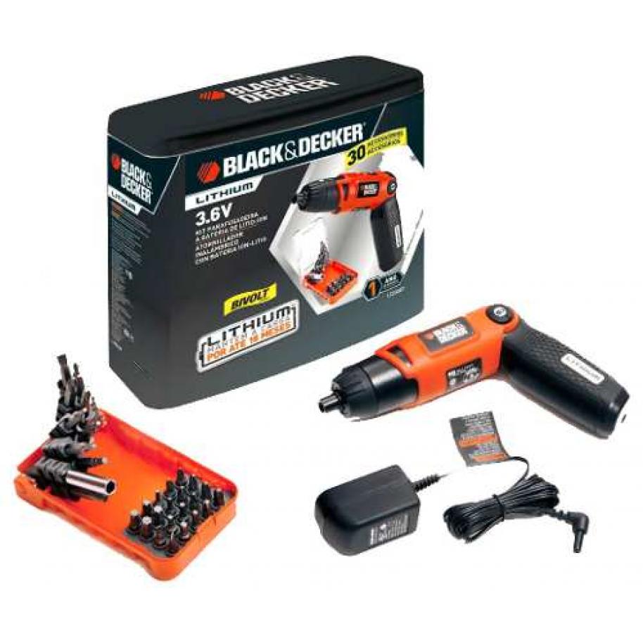 ATORNILLADOR DE LITIO BLACK + DECKER