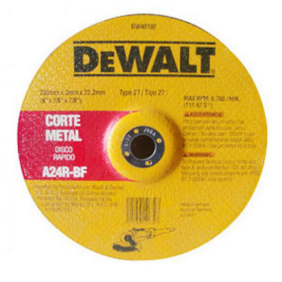 DISCO DE CORTE DEWALT 230 x 3.2mm