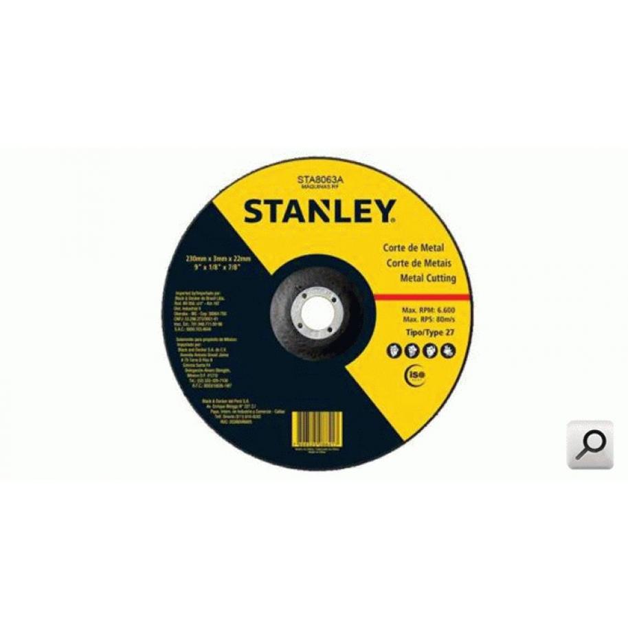 DISCO CORTE METAL STANLEY 115 x 1.6 mm