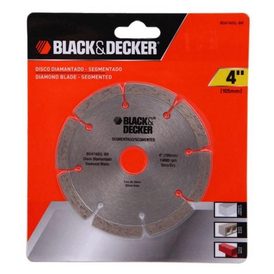 DISCO BLACK + DECKER DIAMANTADO SEGMENTADO