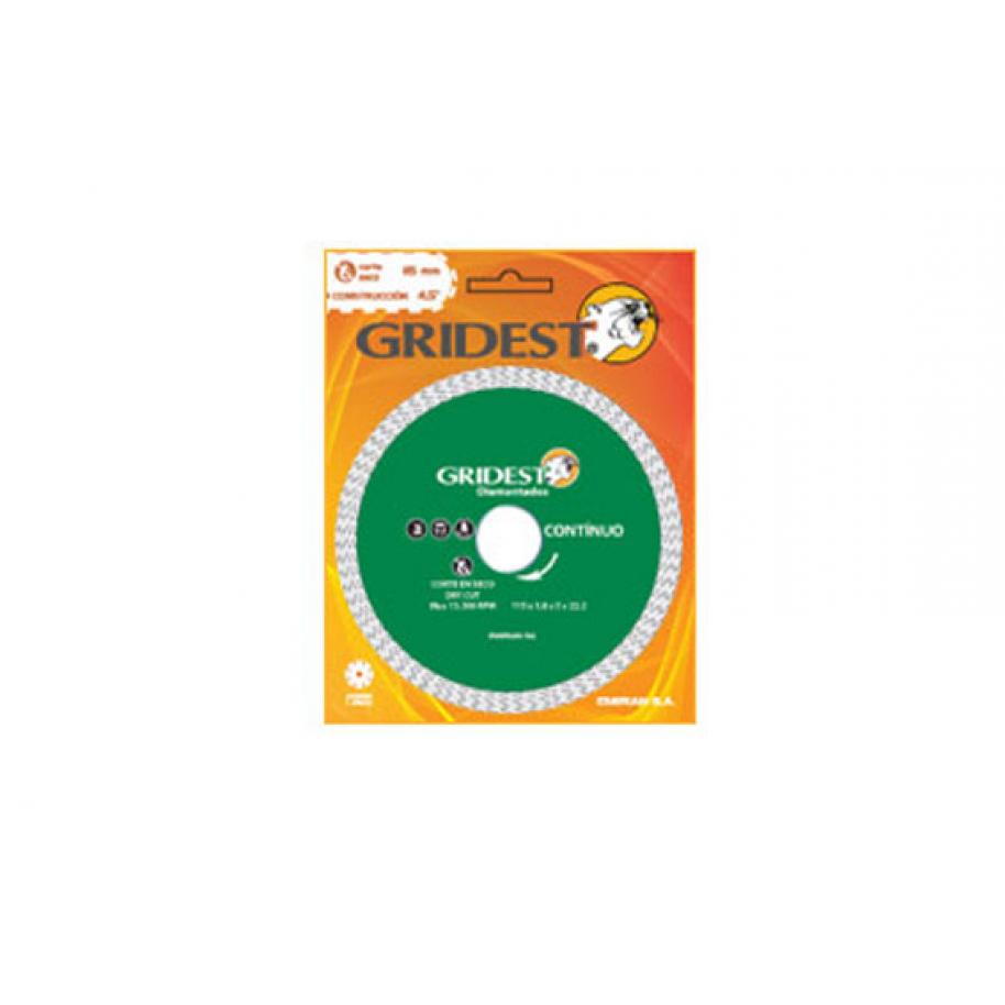 DISCO DIAMANTADO CONTINUO GRIDEST 180mm