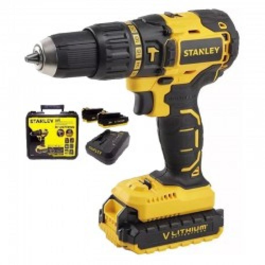 TALADRO PERCUTOR STANLEY SIN CARBONES