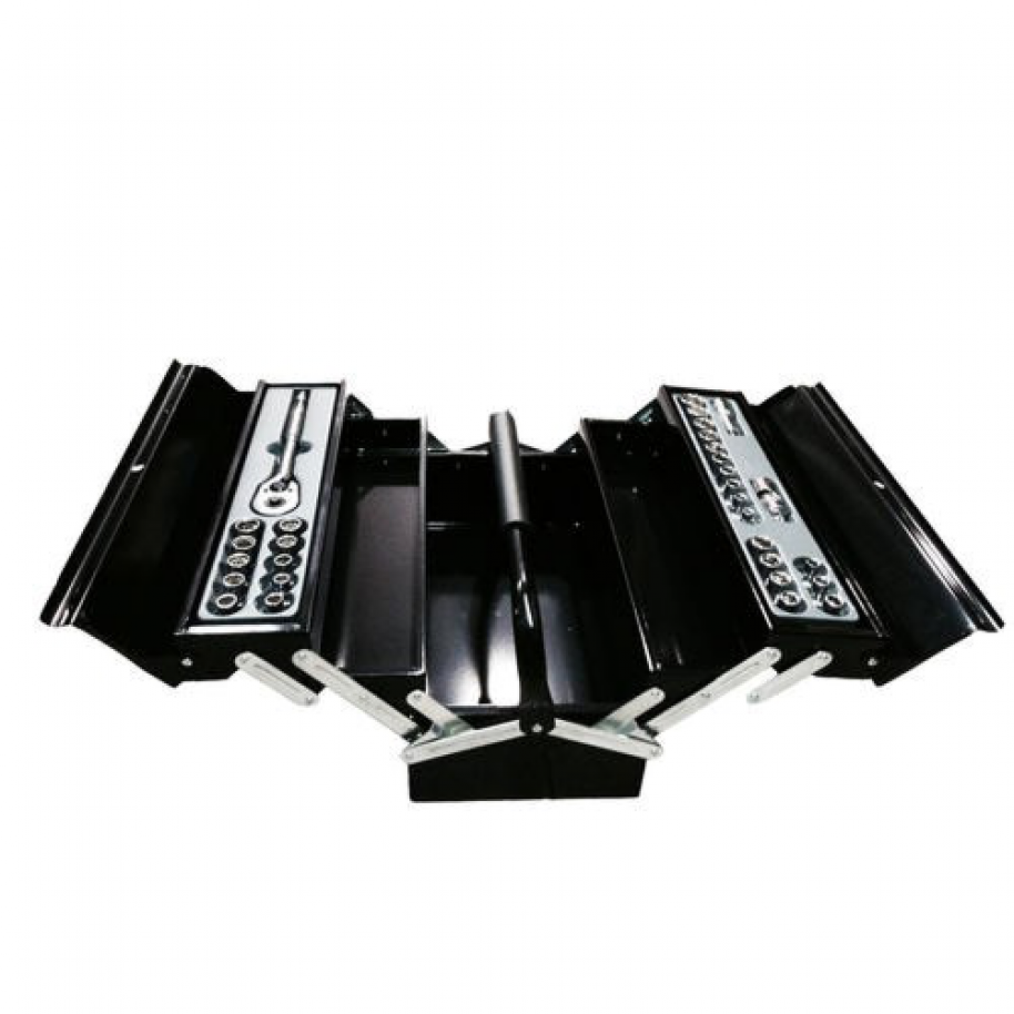 JUEGO CAJA METALICA STANLEY 31 PIEZAS