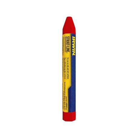 JGO.6 CRAYONES STRAIT-LINE ROJO