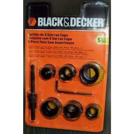 SET DE 5 SIERRAS COPA BLACK + DECKER