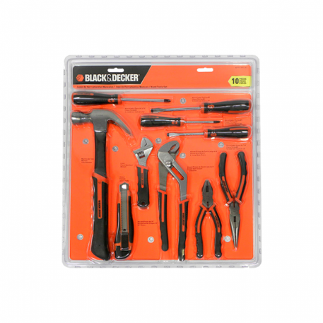 JUEGO HERRAMIENTAS MANUALES BLACK + DECKER