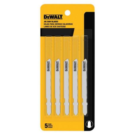 BLISTER 5 HOJAS CALADORA DEWALT