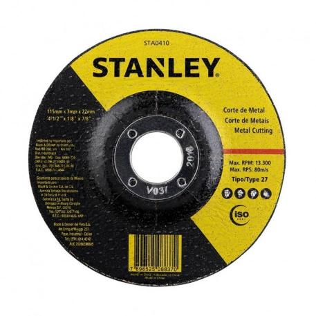 DISCO CORTE METAL STANLEY 115 x 3.2 mm