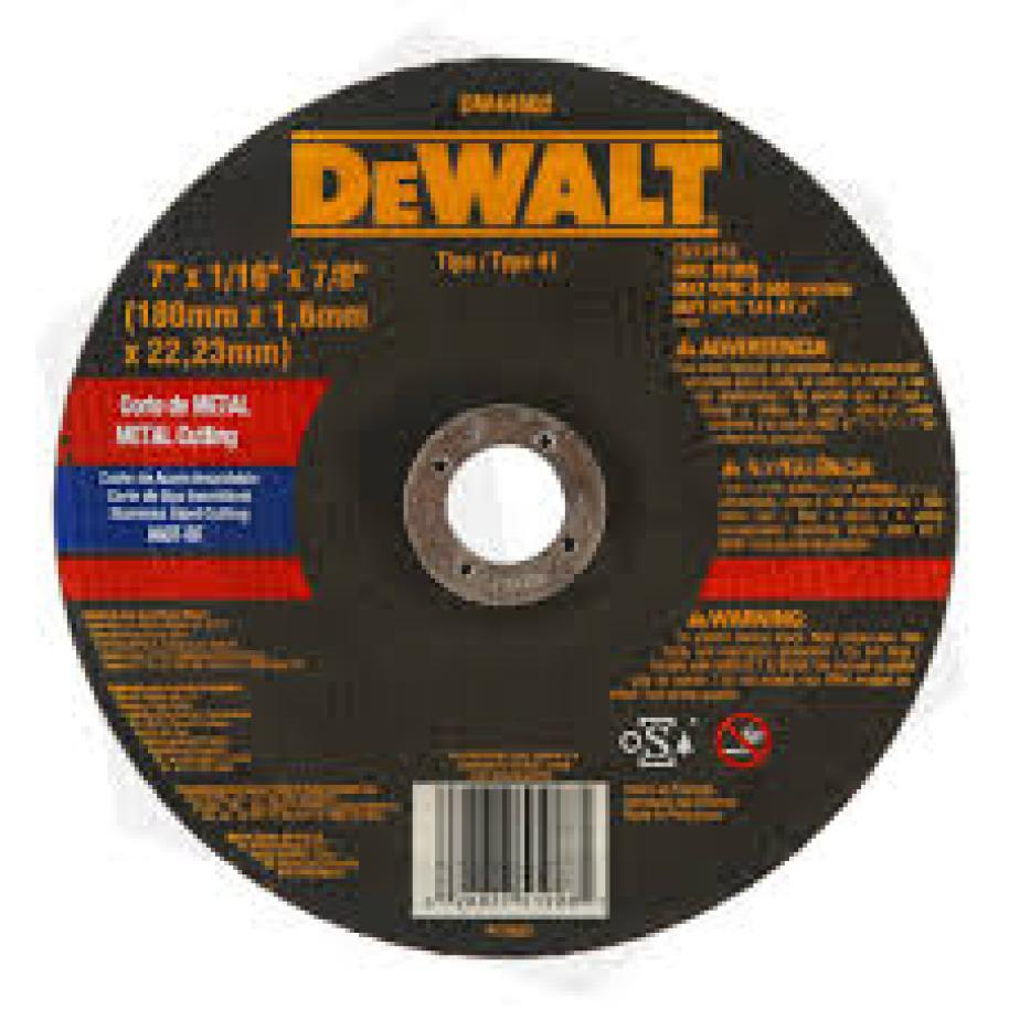 DISCO DEWALT DESBASTE METAL 115x4.8mm