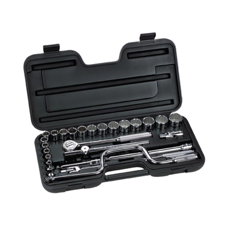 JUEGO 27 Piezas STANLEY 1/4 a 1-1/4