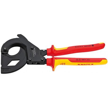 CORTACABLES TIPO CARRACA KNIPEX